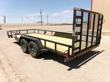 New 2026 Load Trail 83x18 Tandem Utility w/ 4' Ramp Gate 7k