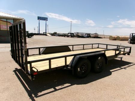 New 2026 Load Trail 83x18 Tandem Utility w/ 4' Ramp Gate 7k