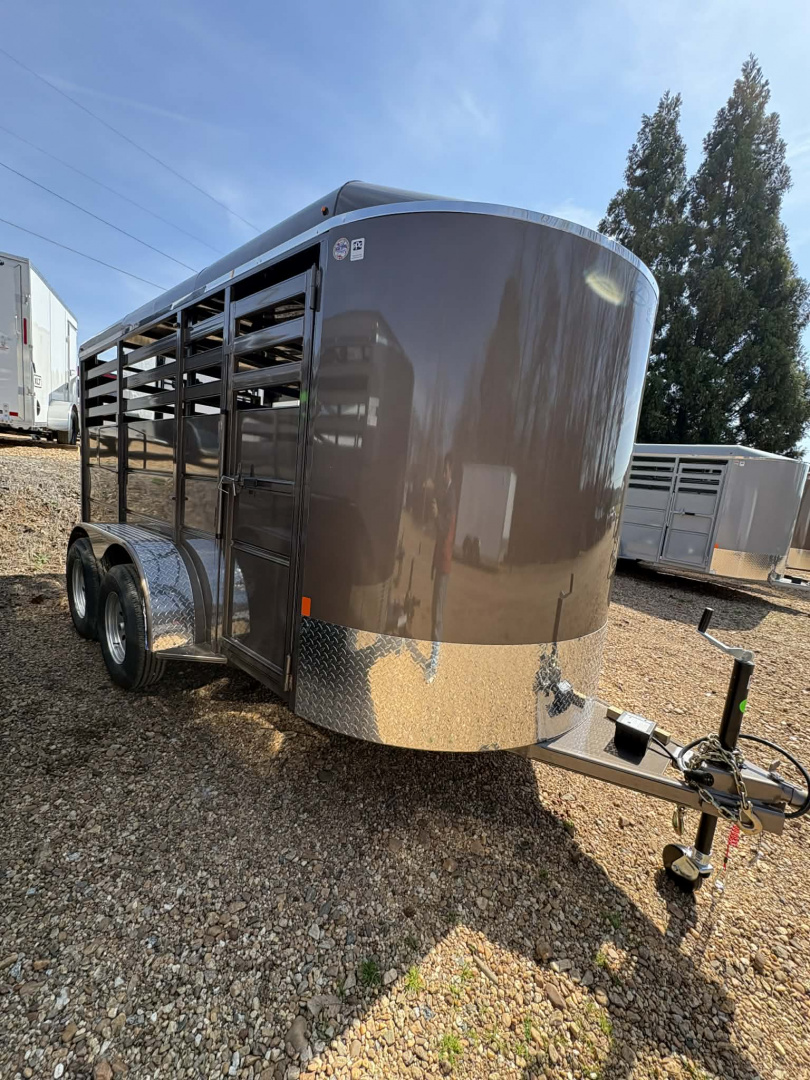 New 2027 Delta Mfg 14' Stock Bumper Pull Stock / Stock Combo Trailer