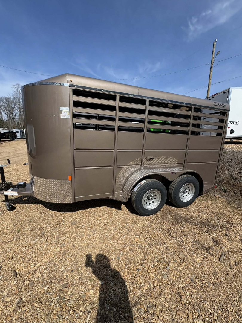 New 2027 Delta Mfg 14' Stock Bumper Pull Stock / Stock Combo Trailer