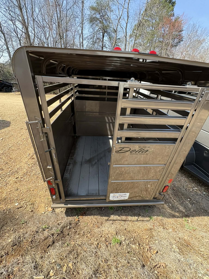 New 2027 Delta Mfg 14' Stock Bumper Pull Stock / Stock Combo Trailer