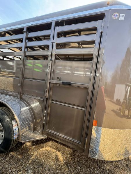 New 2027 Delta Mfg 14' Stock Bumper Pull Stock / Stock Combo Trailer