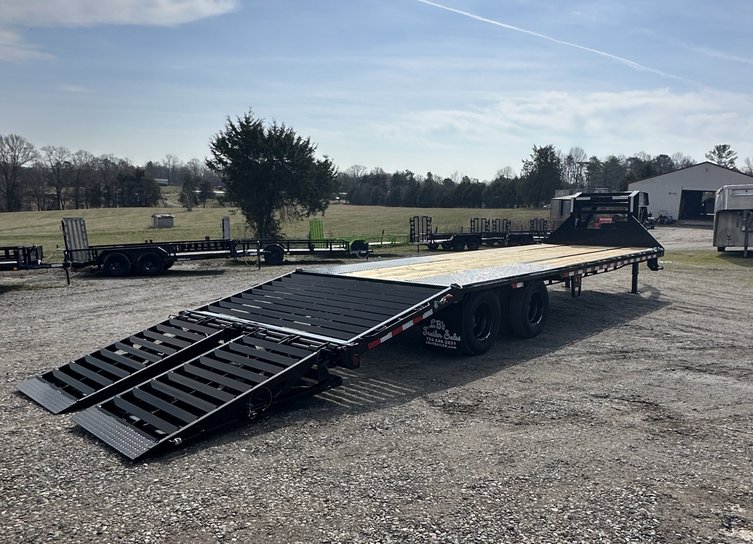 New SOLD 2026 Iron Bull FLG 102 X 30 Equipment Trailer