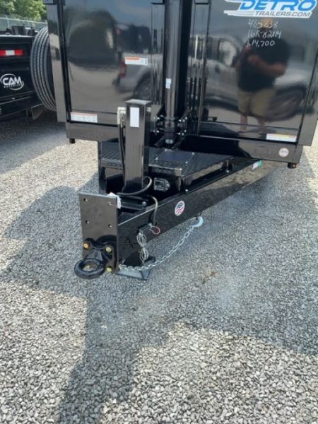 New 2026 Sure-Trac 82x14 16K Telescopic Dump Trailer w/ Hydraulic Jack