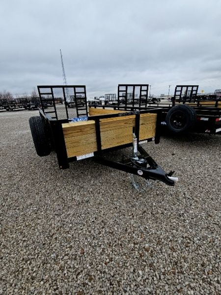 New 2026 Sure-Trac 6 x 12 Tube Top Three Board Utility Trailer