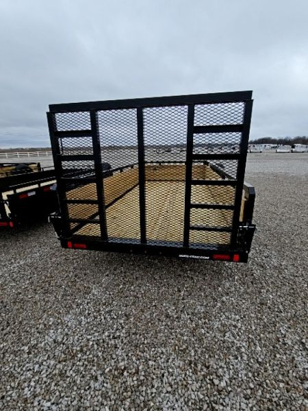 New 2026 Sure-Trac 6 x 12 Tube Top Three Board Utility Trailer