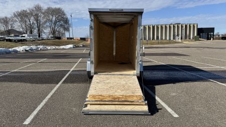 New 2026 Lightning 5X10 Enclosed Trailer - Ramp Door!