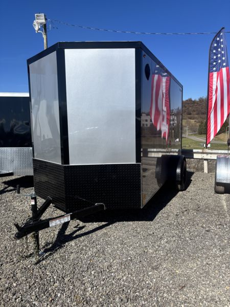New 2026 Legend Trailers 6 X 12 ENCLOSED CARGO TRAILER (SILVER)