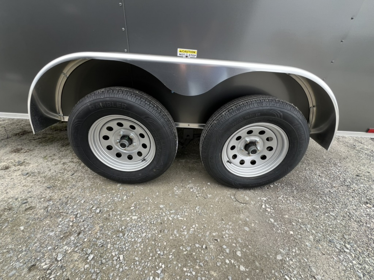 New 2027 Arising 6x12 Tandem Axle EKO Enclosed Cargo Trailer – Charcoal Polycore