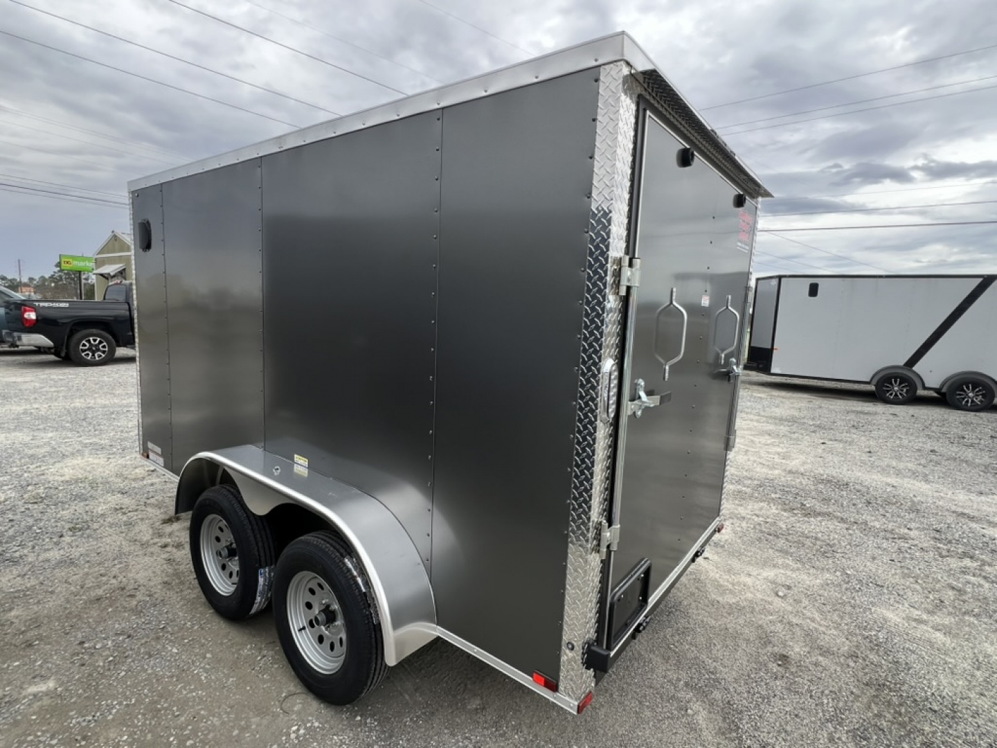 New 2027 Arising 6x12 Tandem Axle EKO Enclosed Cargo Trailer – Charcoal Polycore