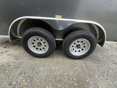 New 2027 Arising 6x12 Tandem Axle EKO Enclosed Cargo Trailer – Charcoal Polycore