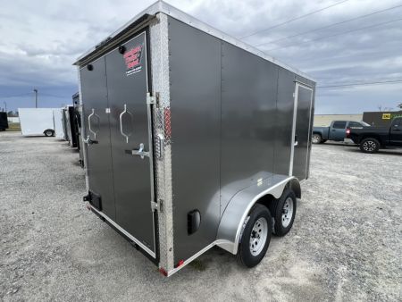New 2027 Arising 6x12 Tandem Axle EKO Enclosed Cargo Trailer – Charcoal Polycore