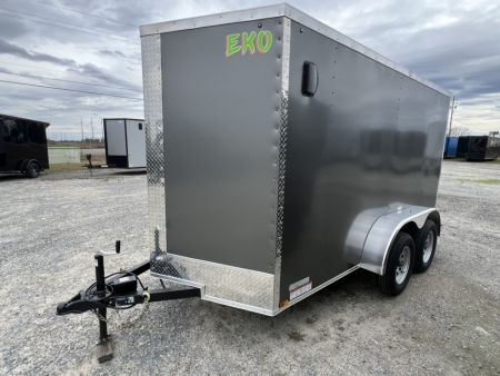 New 2027 Arising 6x12 Tandem Axle EKO Enclosed Cargo Trailer – Charcoal Polycore