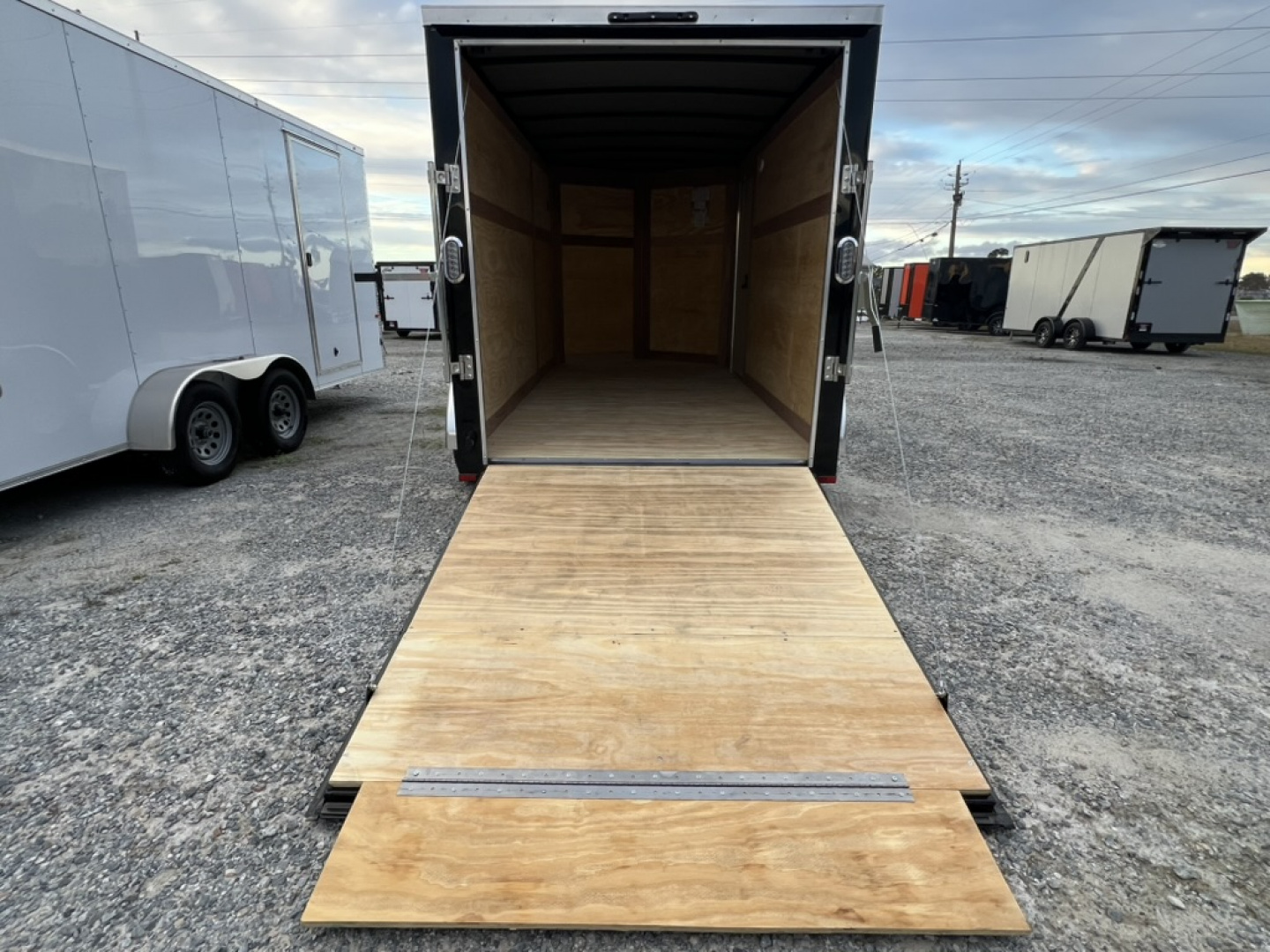 New 2027 Arising 6x12 Tandem Axle EKO Enclosed Cargo Trailer – Black Polycore