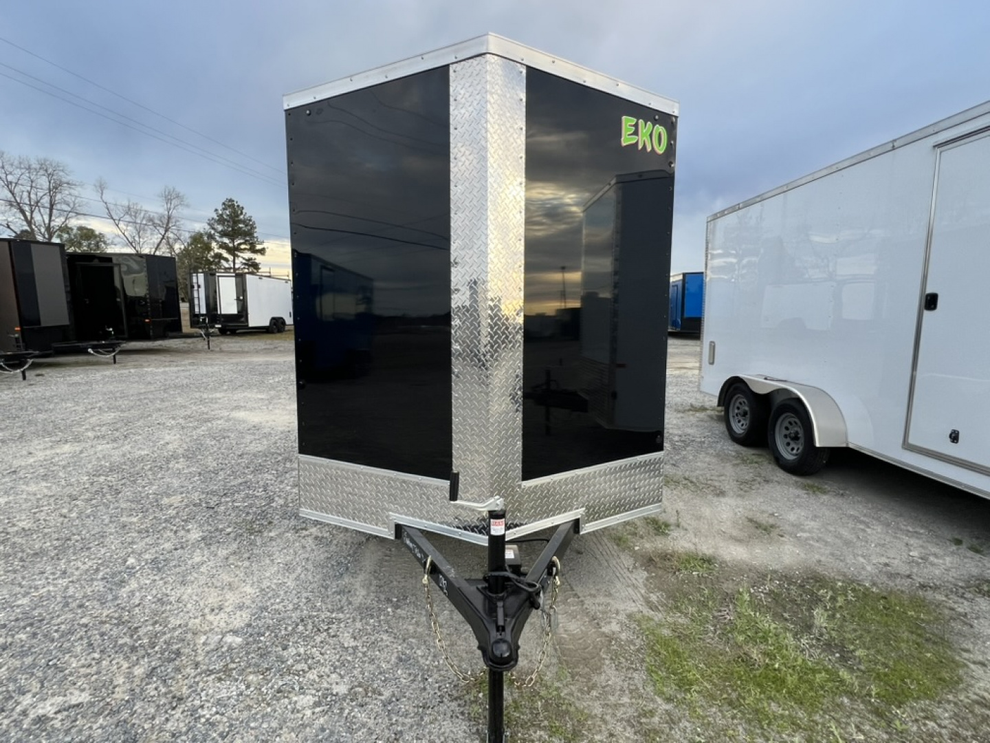 New 2027 Arising 6x12 Tandem Axle EKO Enclosed Cargo Trailer – Black Polycore