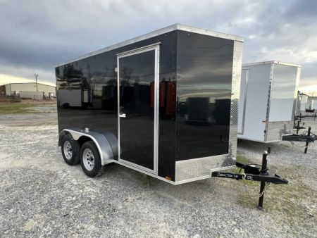 New 2027 Arising 6x12 Tandem Axle EKO Enclosed Cargo Trailer – Black Polycore