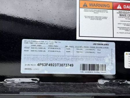 New 2026 PJ Trailers 102X40 GOOSENECK 25K GVWR (MEGA RAMPS) Flatbed Trailer