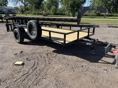 New 2026 Bulldog 76 x14' Single Axle Dovetail Utility Trailer