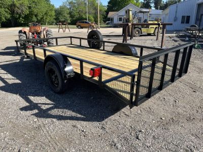 New 2026 Bulldog 76"x14' Single Axle Dovetail Utility Trailer