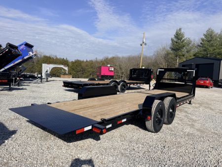 New 2026 PJ Trailers 7X24 GOOSENECK GRAVITY TILT 15680 GVWR Flatbed Trailer