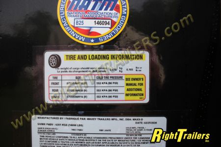 New 2026 8.5X25 MAXX-D GOOSENECK EQUIPMENT TRAILER