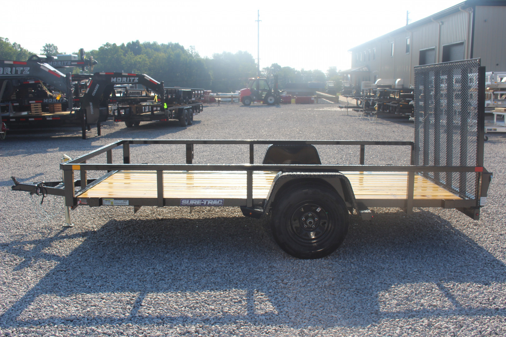 New 2026 Sure-Trac 7' x 12' Single Axle Tube Top Utility Trailer - 2990# GVW