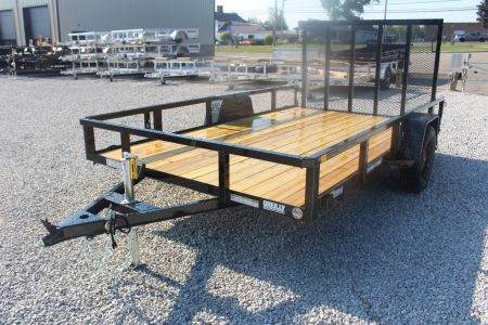 New 2026 Sure-Trac 7' x 12' Single Axle Tube Top Utility Trailer - 2990# GVW