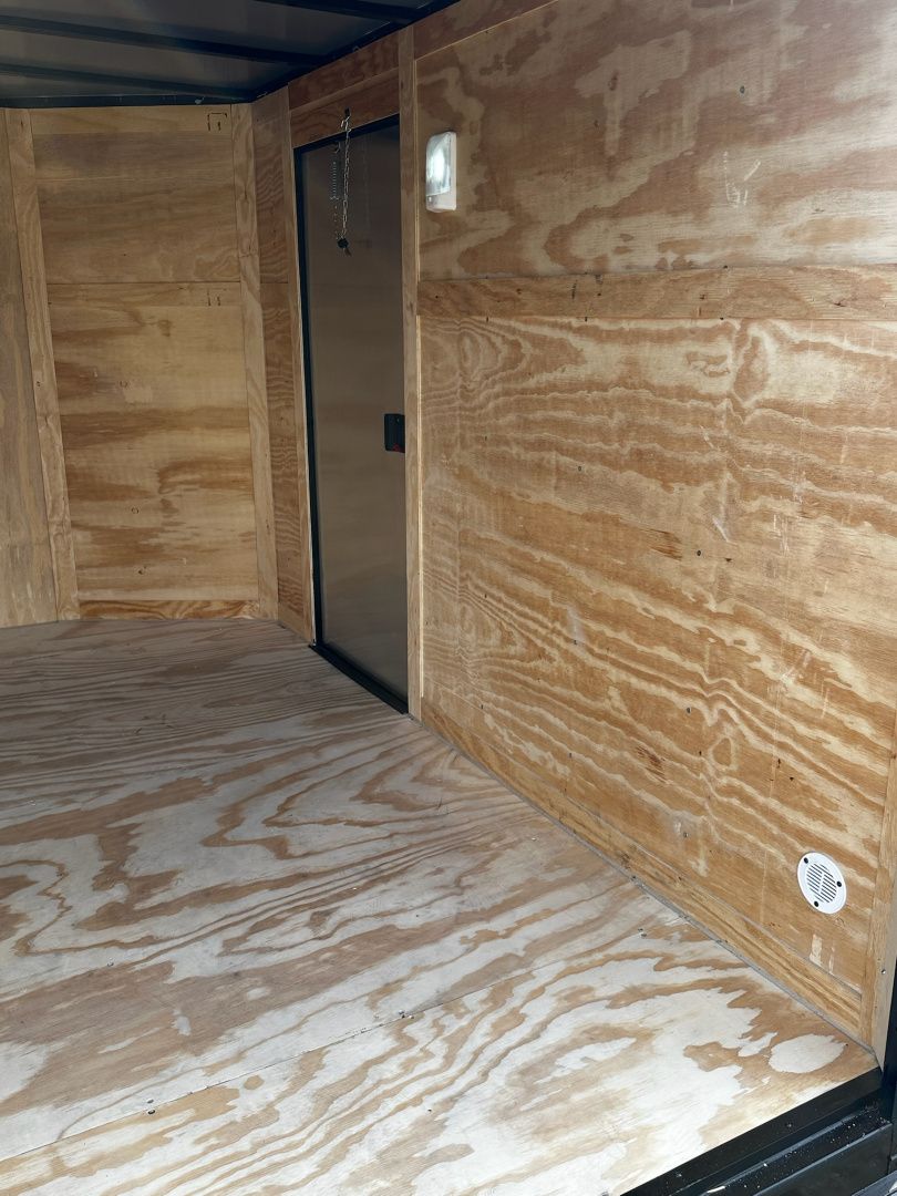 New 2026 6X10 -Enclosed Trailer -3500LB Single Axle -White Poly - Blackout