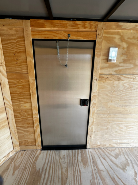 New 2026 6X10 -Enclosed Trailer -3500LB Single Axle -White Poly - Blackout