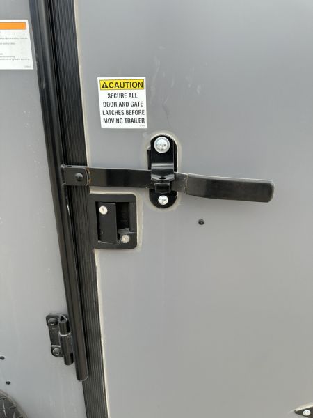 New 2026 Cargo Craft 5'x8'x5' Elite Flat Nose Matte Charcoal Gray Enclosed Cargo / Enclosed Trailer