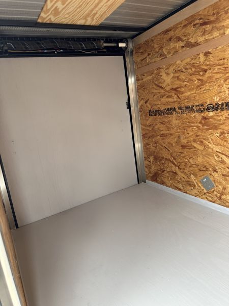 New 2026 Cargo Craft 5'x8'x5' Elite Flat Nose Matte Charcoal Gray Enclosed Cargo / Enclosed Trailer