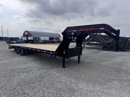 New 2026 MAXX-D LDX 102 x30' Dual Tandem Gooseneck Equipment Trailer