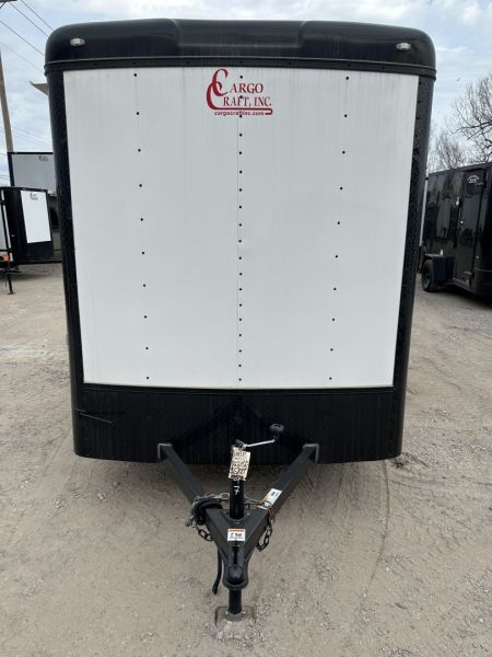 New 2025 Cargo Craft 6'x10'x6'6" Expedition Extreme White / Black out w/ ramp door Cargo / Enclosed Trailer