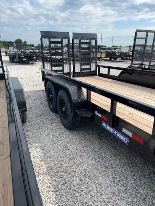 New 2026 Sure-Trac 7x18 14K Tube Top Utility Trailer