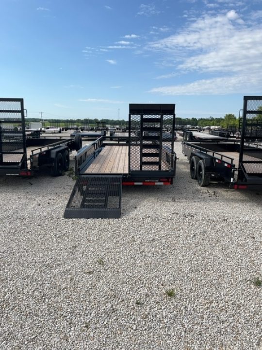 New 2026 Sure-Trac 7x18 14K Tube Top Utility Trailer