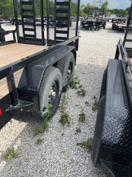 New 2026 Sure-Trac 7x18 14K Tube Top Utility Trailer