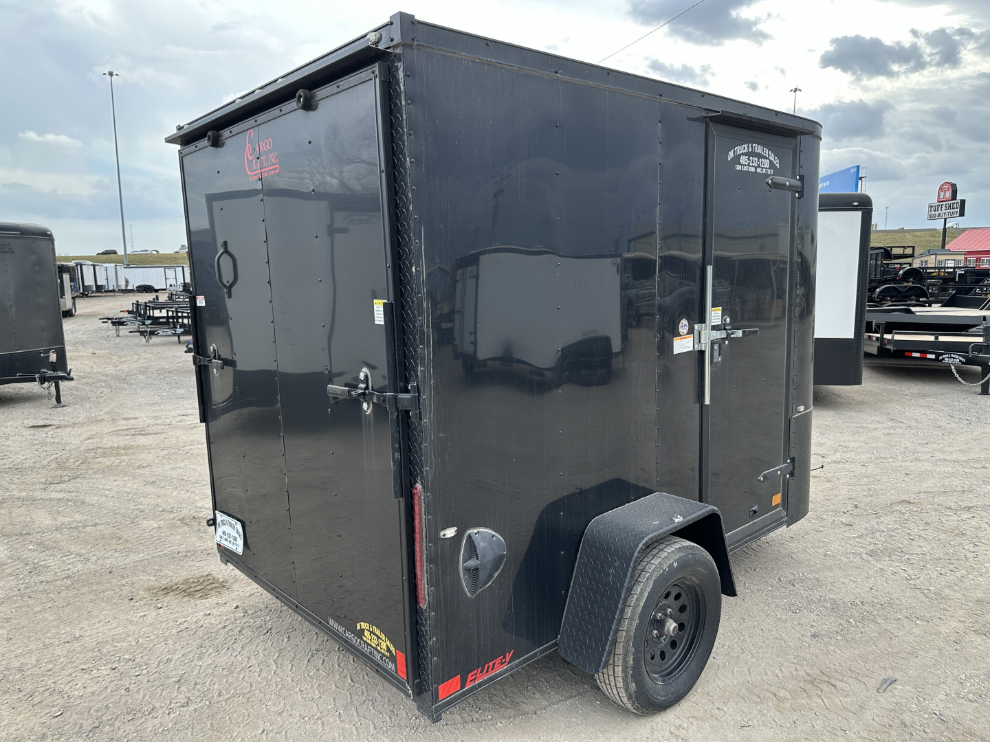 New 2026 Cargo Craft 6'x10'x6'6" Elite V Nose with ramp Cargo / Enclosed Trailer