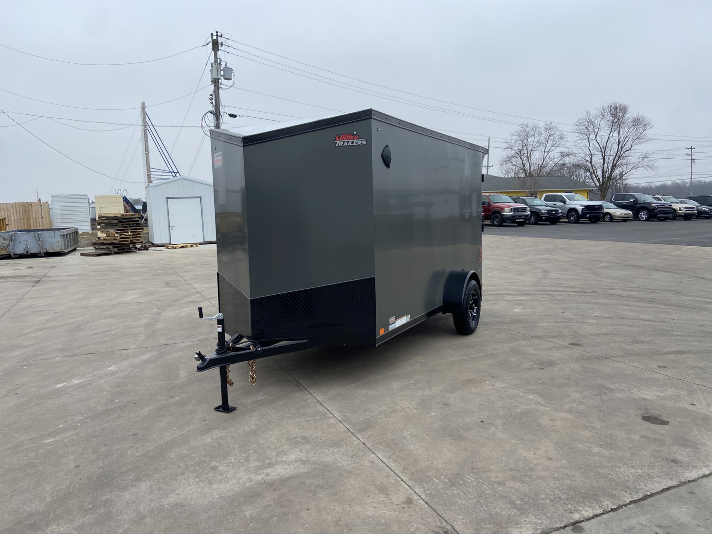 New United UJ 6X12 Cargo Enclosed Trailer