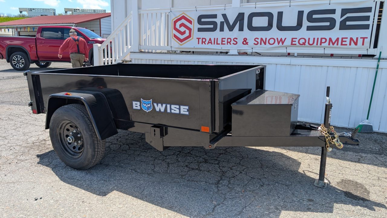 New 2026 BWise 5x8 Lo Pro Dump Trailer w/ 2" Coupler