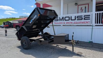 New 2026 BWise 5x8 Lo Pro Dump Trailer w/ 2" Coupler