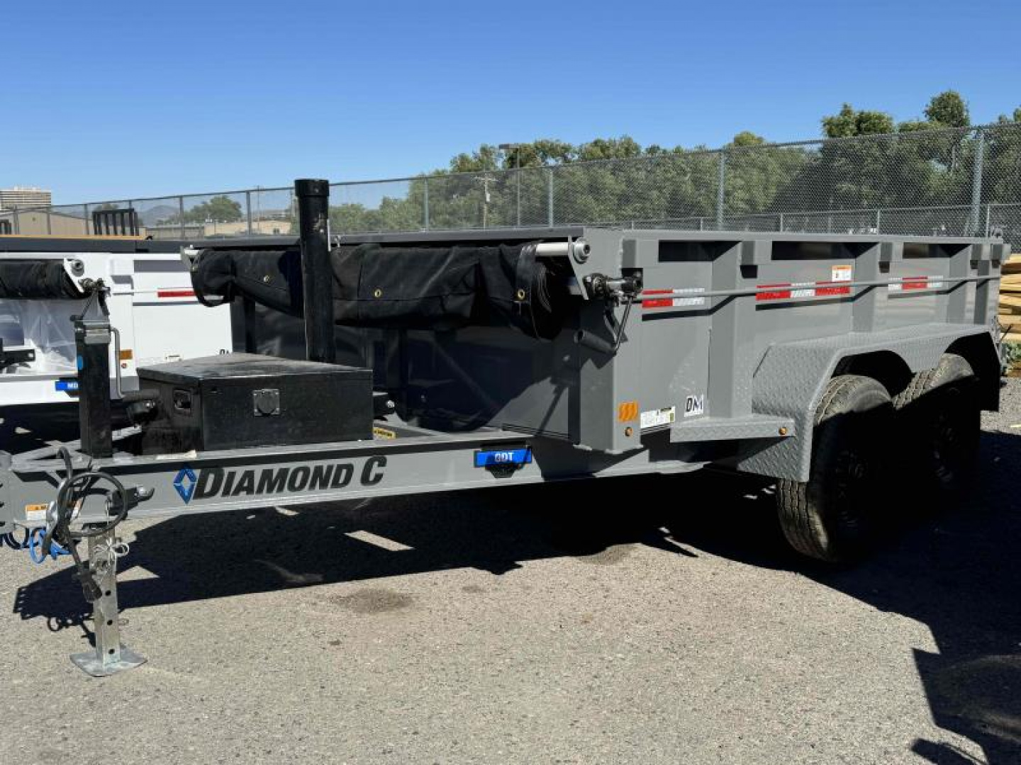 New 2026 Diamond C GDT 77"x10' - 7K Telescopic Dump Trailer