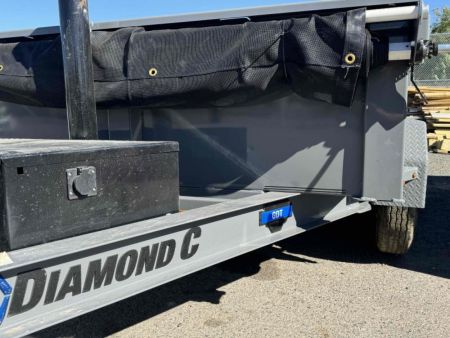 New 2026 Diamond C GDT 77"x10' - 7K Telescopic Dump Trailer