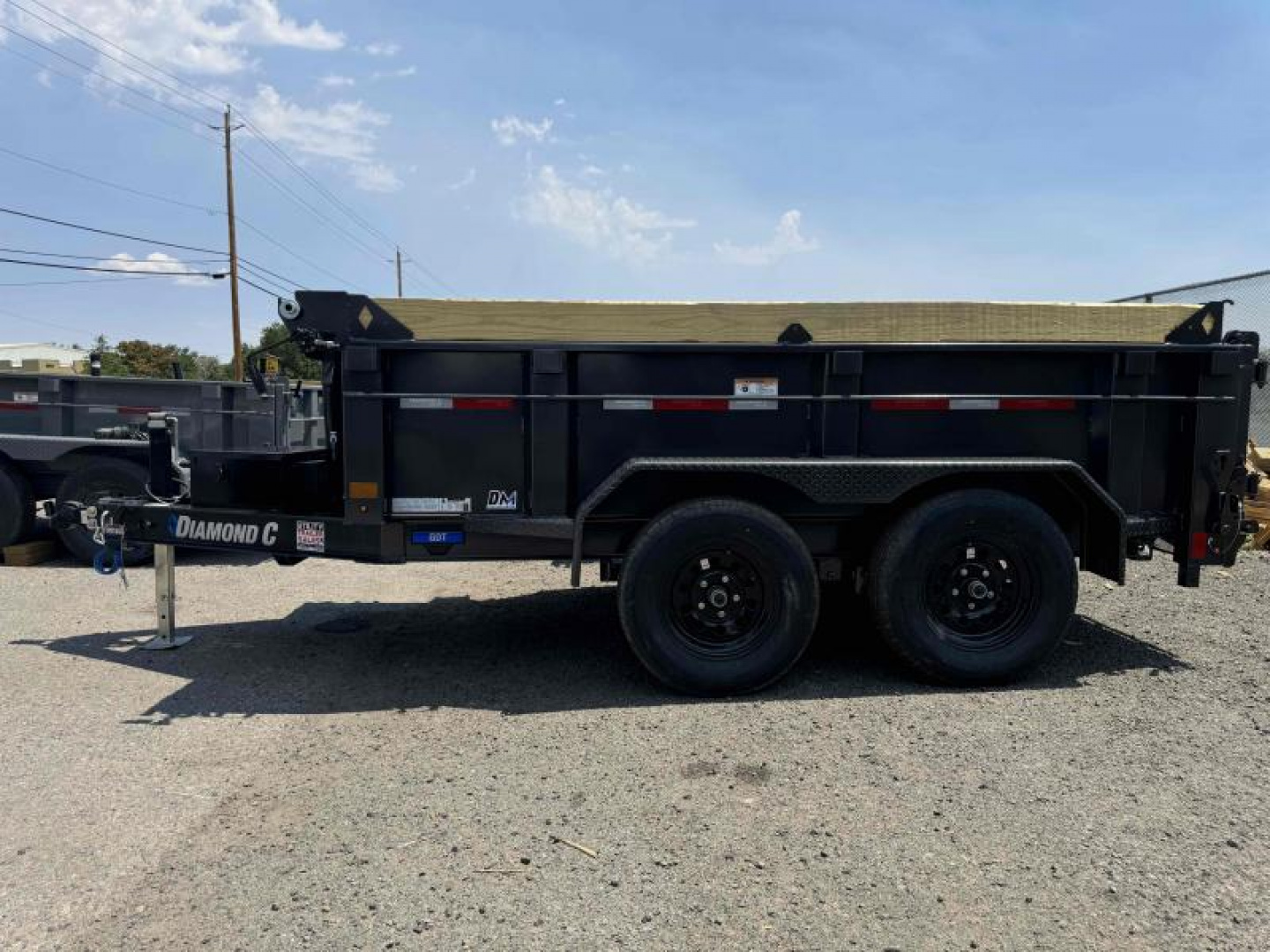 New 2026 Diamond C GDT 60"x10' 24" Sides - 7K Telescopic Dump Trailer