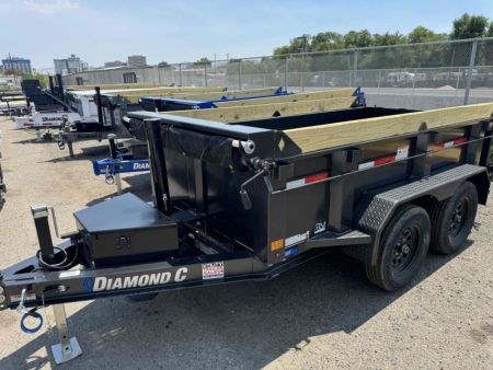 New 2026 Diamond C GDT 60"x10' 24" Sides - 7K Telescopic Dump Trailer