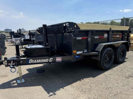 New 2026 Diamond C GDT 60 x10' 24  Sides - 7K Telescopic Dump Trailer