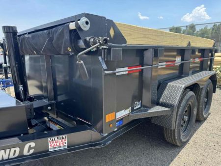 New 2026 Diamond C GDT 60"x10' 24" Sides - 7K Telescopic Dump Trailer