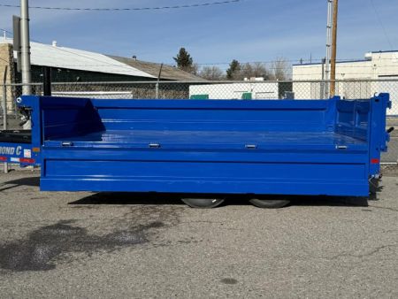 New 2025 Diamond C DOD 96"x14' - 14.9K Deckover Telescopic Dump Trailer