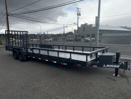 New 2025 Lamar 83  X 26' U6 - 14K Utility Equipment Trailer