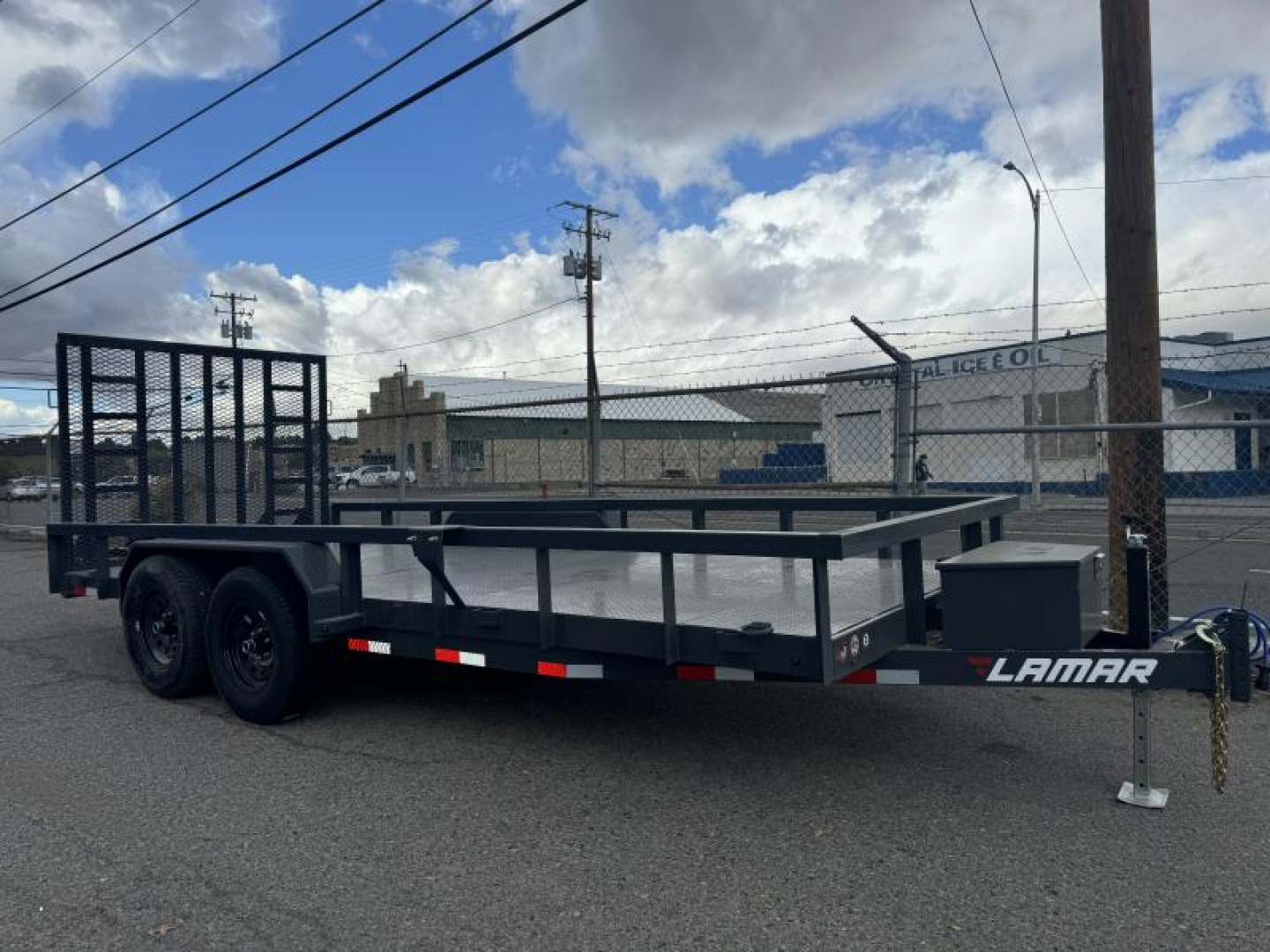 New 2025 Lamar 83" X 18' U5 - 10k Utility Equipment Trailer