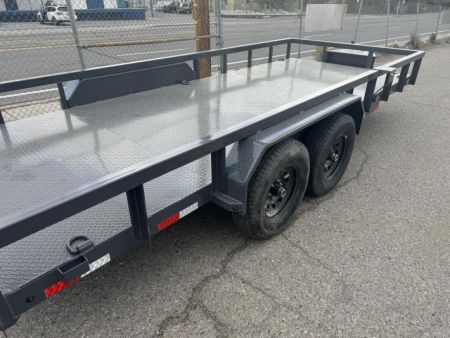 New 2025 Lamar 83  X 18' U5 - 10k Utility Equipment Trailer